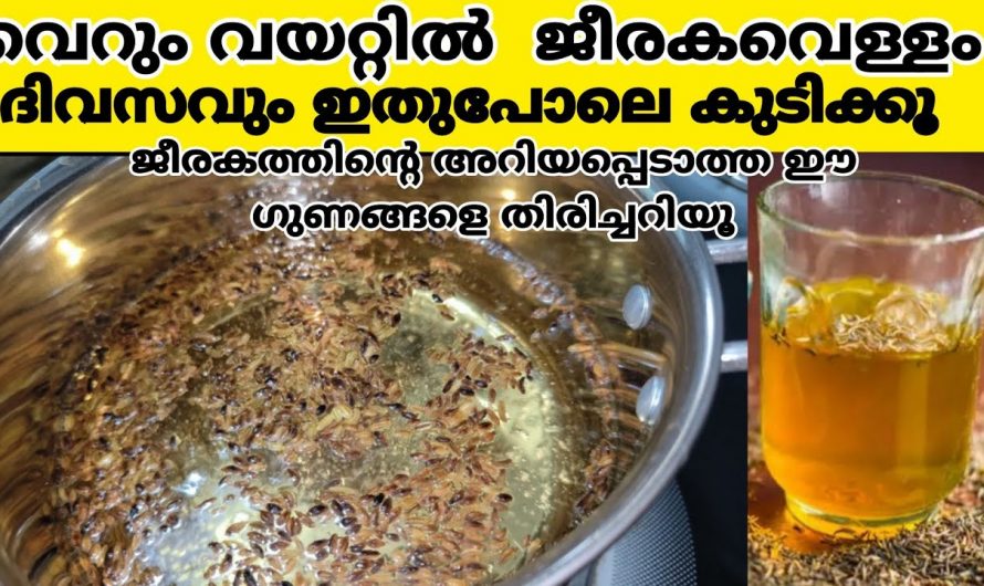 ഇതിനെ ഇത്രയധികം ഗുണഗണങ്ങൾ ഉണ്ടായിരുന്നോ? ഇതാരും അറിയാതെ പോകരുതേ…| Drink cumin water Benefits