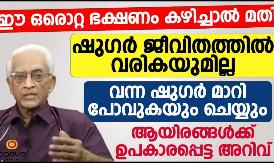 രക്തക്കുഴലുകളിൽ പറ്റിപ്പിടിച്ചിരിക്കുന്ന പ്രമേഹത്തെ പൂർണമായും ഒഴിവാക്കാൻ കഴിക്കേണ്ട ഭക്ഷണങ്ങളെക്കുറിച്ച് ഇതുവരെയും അറിയാതെ പോയല്ലോ. കണ്ടു നോക്കൂ.