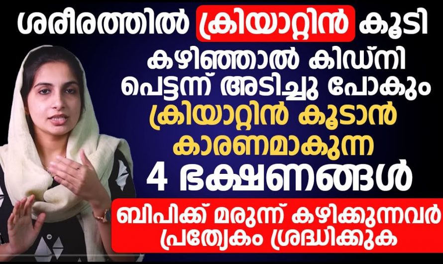 ശരീരത്തിൽ ക്രിയാറ്റിൻ കൂടുന്നതിനെ കാരണമാകുന്ന ഇത്തരം ഭക്ഷണങ്ങളെ ആരും തിരിച്ചറിയാതെ പോകരുതേ.