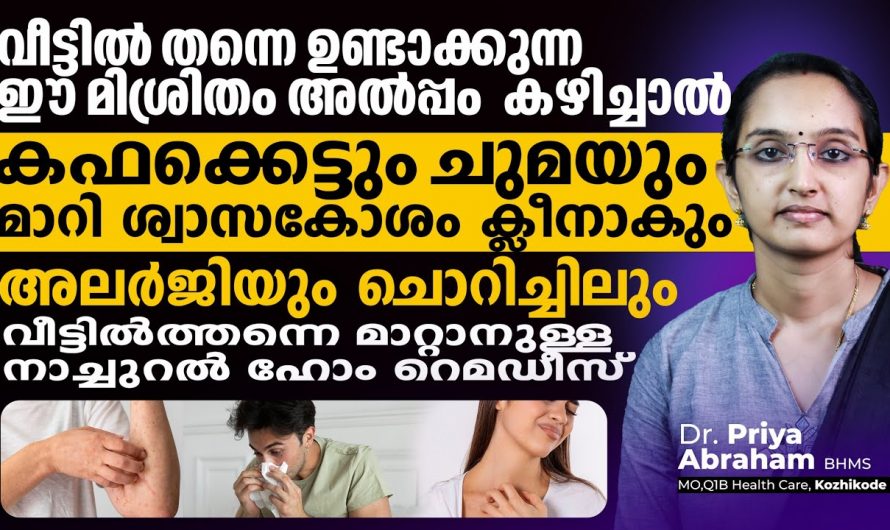 അലർജിയും ചൊറിച്ചിലും മറികടക്കാൻ ഇതിലും നല്ലൊരു മാർഗം വേറെയില്ല. കണ്ടു നോക്കൂ.