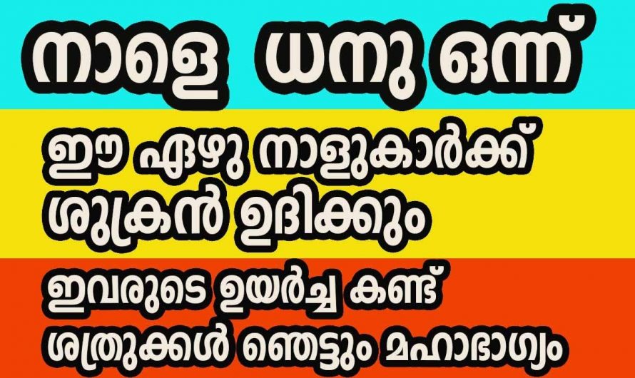 ധനുമാസത്തിൽ കുതിച്ചുയരാൻ പോകുന്ന നക്ഷത്രക്കാരെ ഇതുവരെയും അറിയാതെ പോയല്ലോ ഭഗവാനെ.