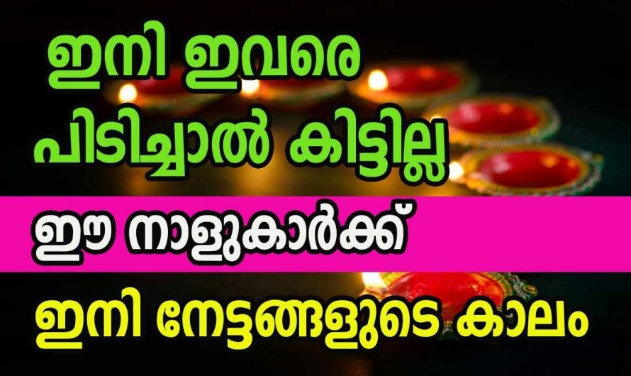 നേട്ടങ്ങളാൽ ജീവിതത്തിൽ ഐശ്വര്യം ഉണ്ടാകുന്ന നക്ഷത്രക്കാരെ ഇതുവരെയും അറിയാതെ പോയല്ലോ ഭഗവാനെ.