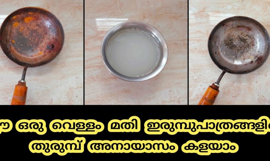 ഇരുമ്പ് പാത്രങ്ങളിലെ തുരുമ്പ് കളയാൻ വെറുതെ കളയുന്ന ഈ വെള്ളം മതി. ഇതാരും അറിയാതെ പോകല്ലേ…| Kitchen tips in malayalam