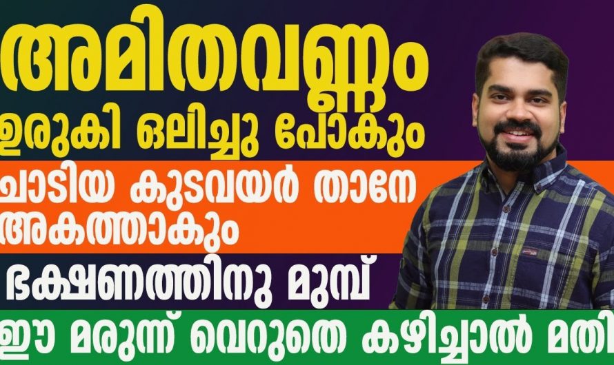 ശരീരഭാരം കുറയ്ക്കാൻ  ഇനി ഭക്ഷണത്തിനു മുമ്പ് ഇത് കഴിച്ചാൽ മതി.  ഇതാരും തള്ളിക്കളയരുതേ.