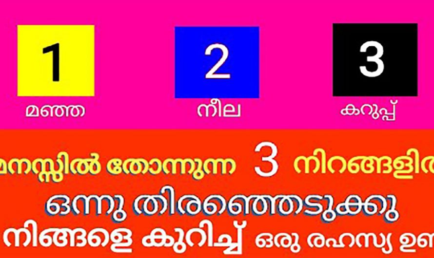 നിറങ്ങൾക്ക് പിന്നിൽ ഒളിഞ്ഞിരിക്കുന്ന രഹസ്യങ്ങളെ അറിയാൻ ഇതിൽ ഒന്ന് തൊടൂ.