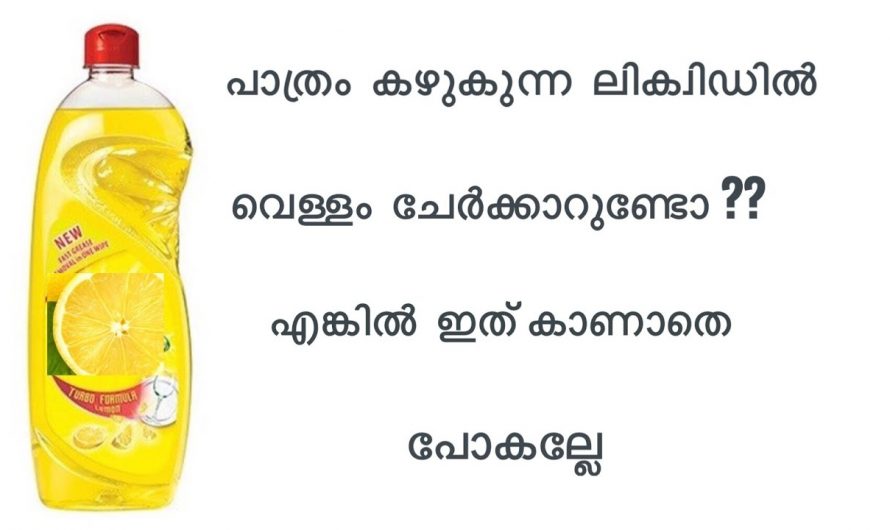 ഡിഷ് വാഷിൽ വെള്ളം ഒഴിച്ച് ഉപയോഗിക്കുമ്പോൾ ഇതുകൂടി ചേർക്കു പാത്രങ്ങൾ വെട്ടിത്തിളങ്ങും. ഇതാരും അറിയാതിരിക്കല്ലേ.