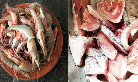Easy way to clean fish and prawns